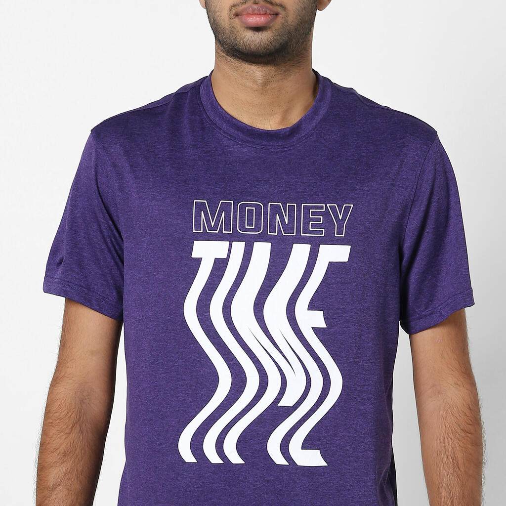 Men's/Women's Basketball T-Shirt/Jersey TS500 Fast - Purple