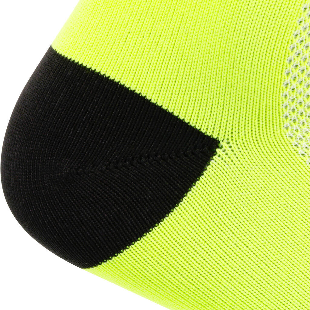 Chaussettes vélo ROADR 500 jaune fluo