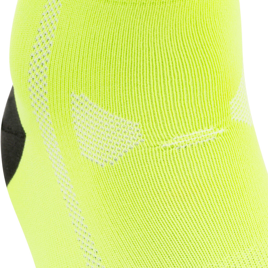 Chaussettes vélo ROADR 500 jaune fluo