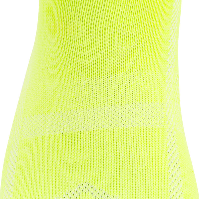 Calcetines ciclismo y moto Short Logo Color Amarillo - Talla 36/39