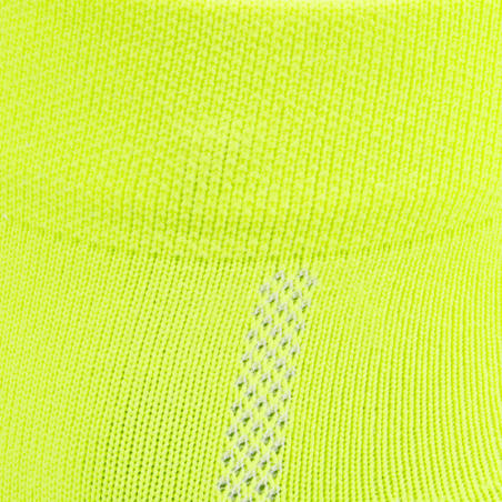 Шкарпетки велосипедні RoadR 500 середньої висоти - Неоново-жовті