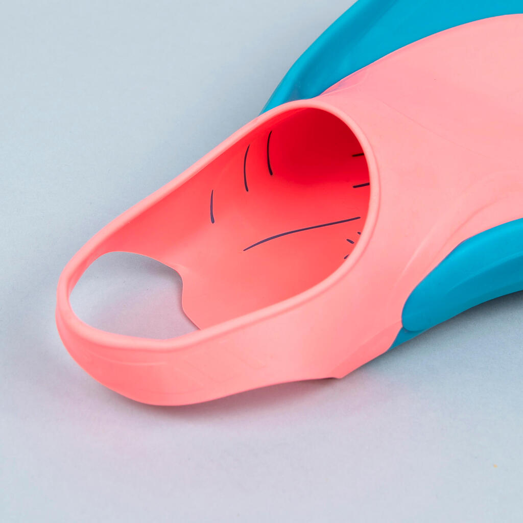 Aletas de Natación Tonifins 500 Azul Coral
