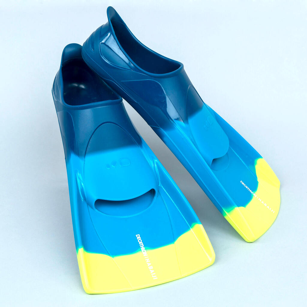 Swimming fins - Silifin blue yellow
