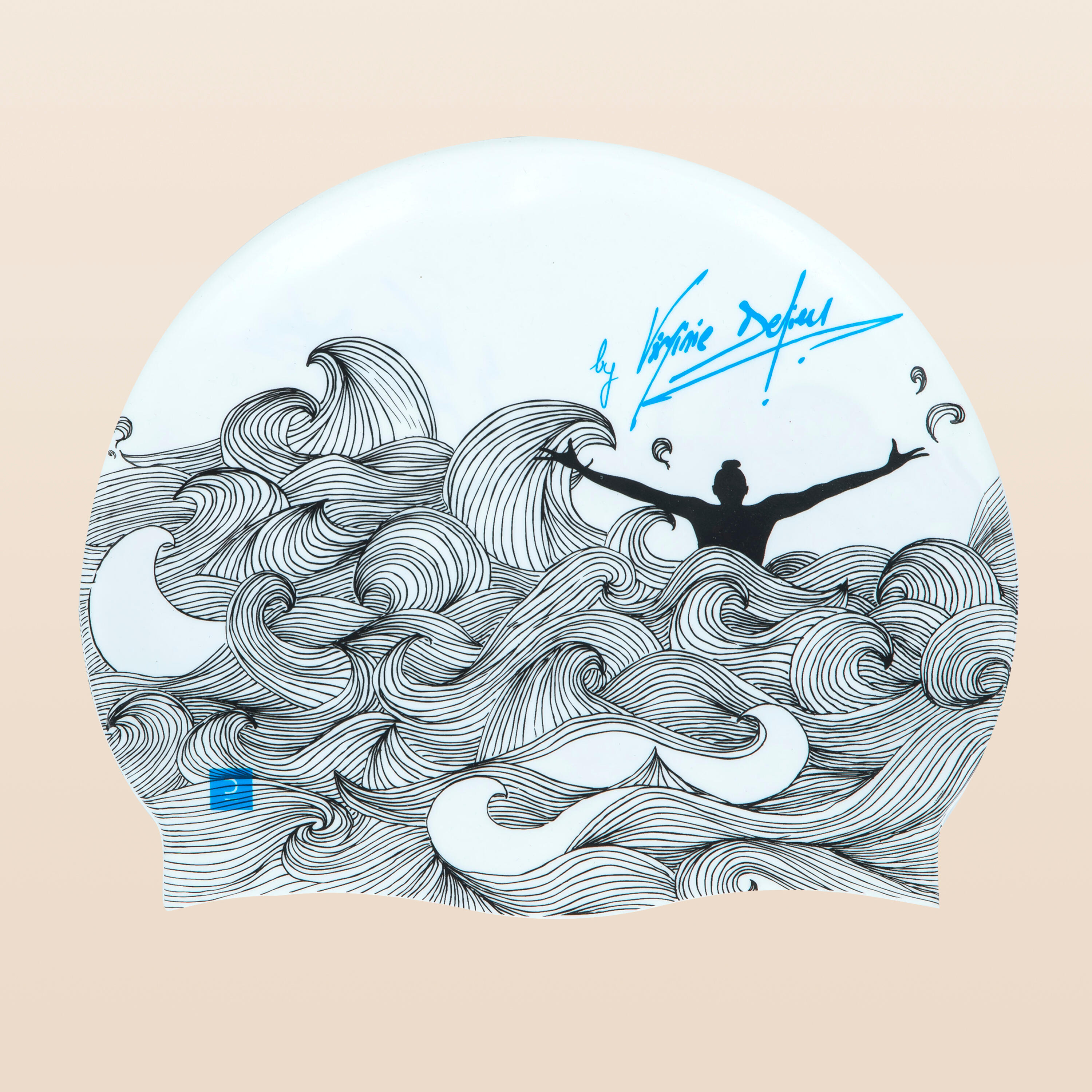Silicone synchronised swimming cap by 