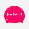 Swimming Cap Silicone Nabaiji Logo Pink