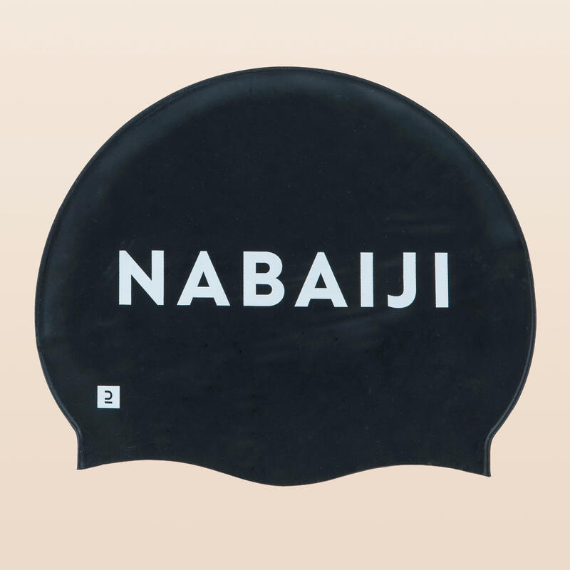 BONNET DE BAIN SILICONE NOIR