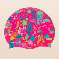 SILICONE SWIM CAP - PRINT ALG