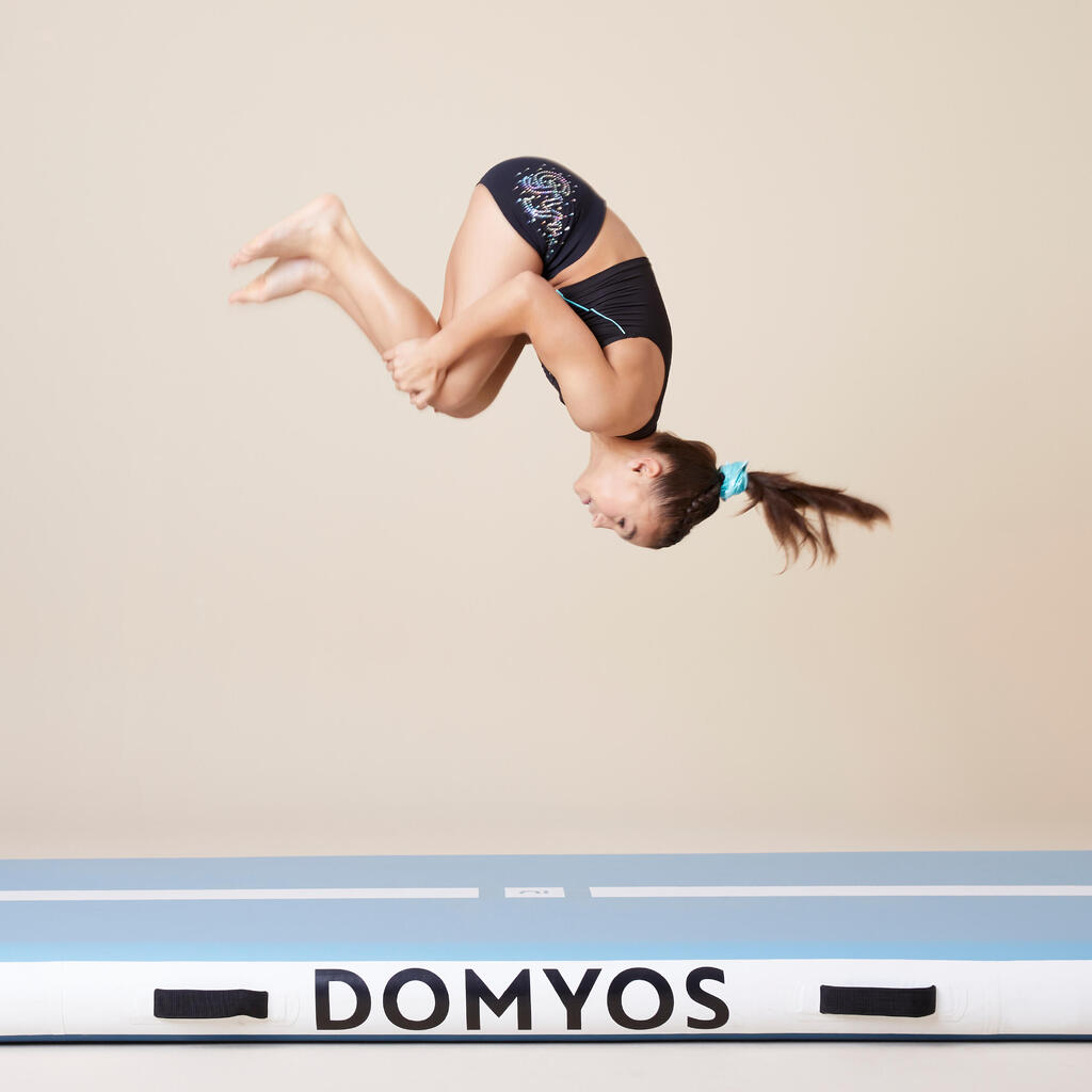 Crni gimnastički šortsevi 500