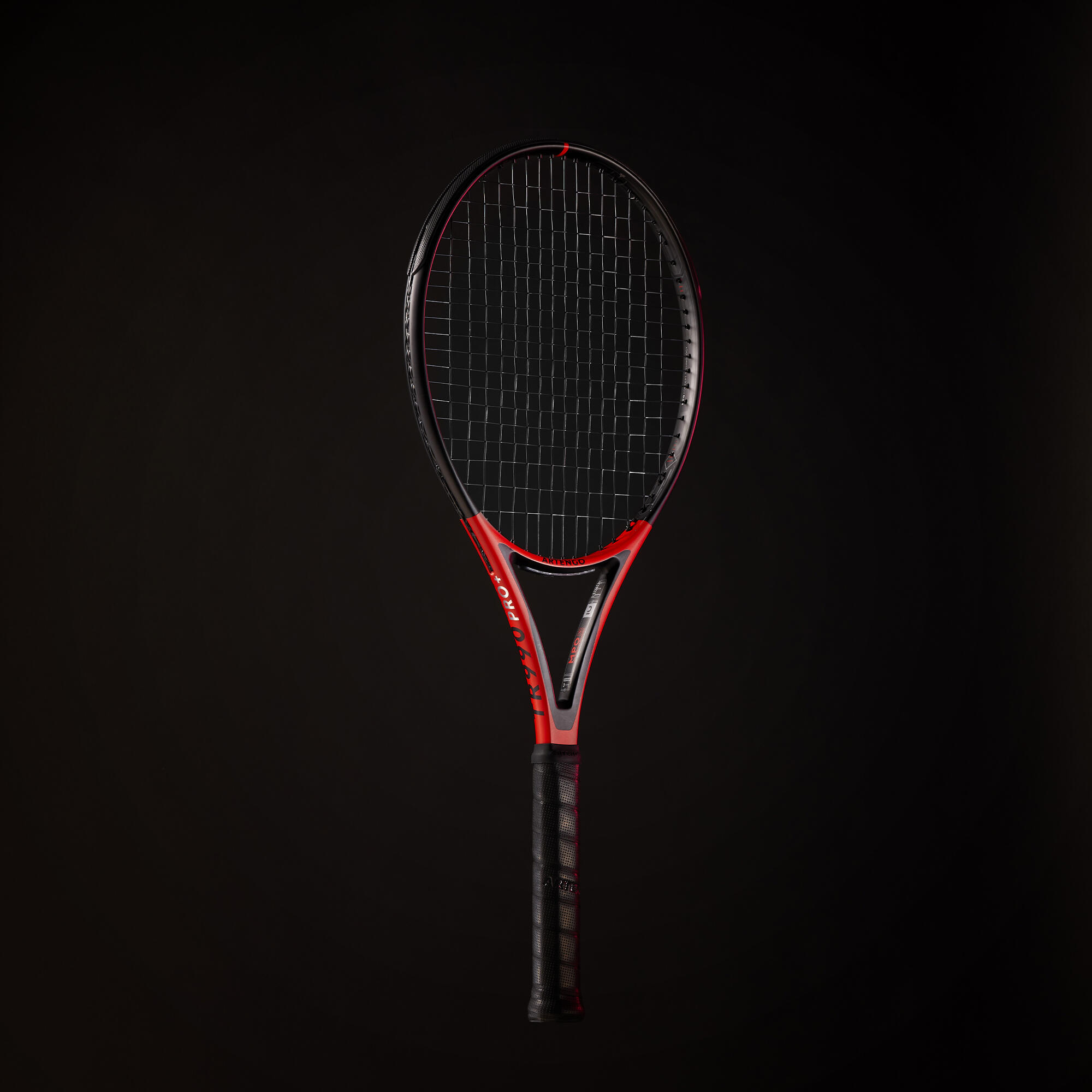 300 g Adult Extended Tennis Racket TR990 Power Pro+ - Red/Black 7/11