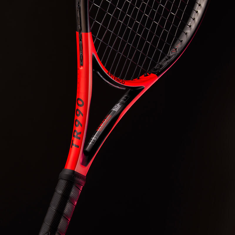 Racchetta tennis adulto TR 990 POWER 285g rosso-nero