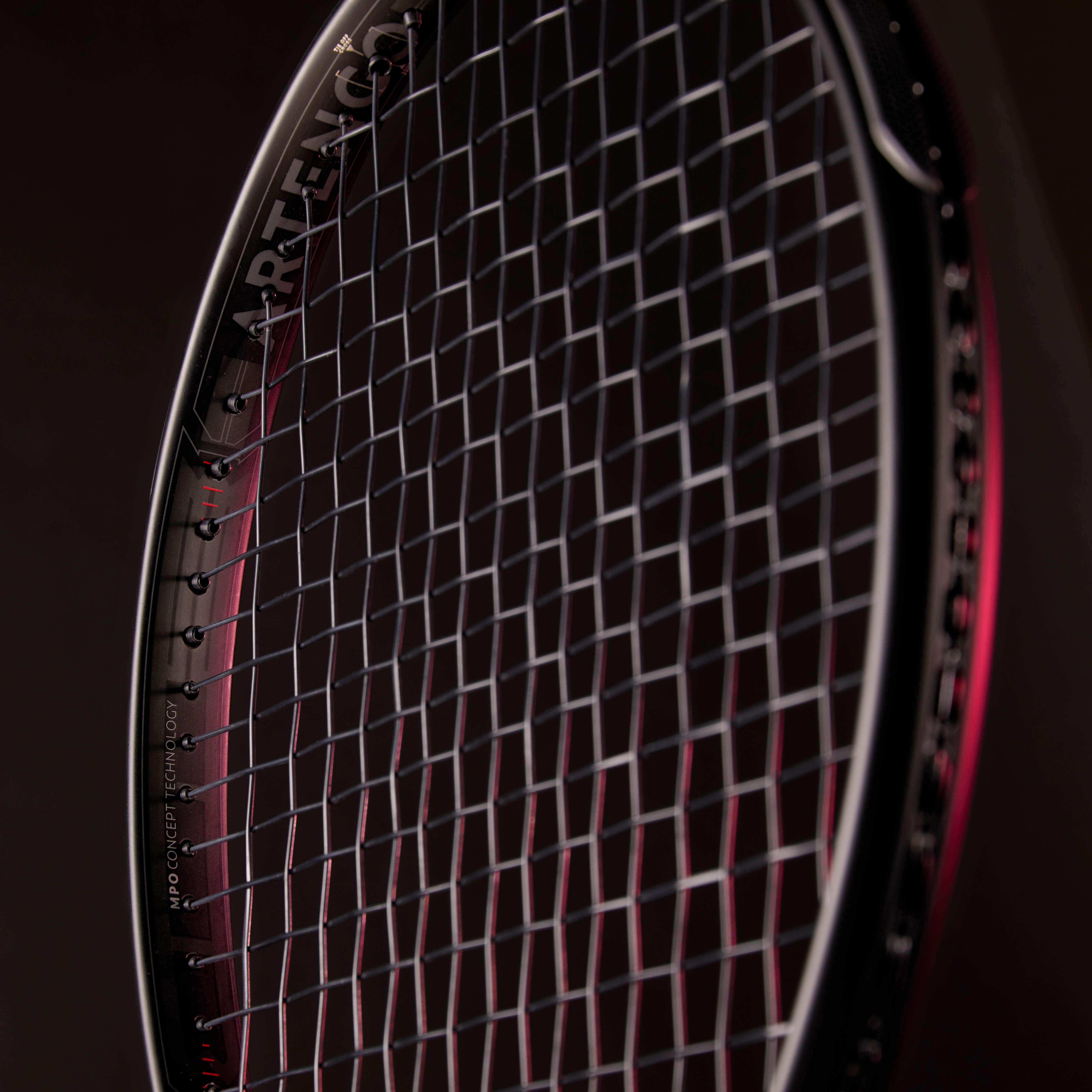 Raquette de tennis 270 g - TR 990 rouge/noir - ARTENGO