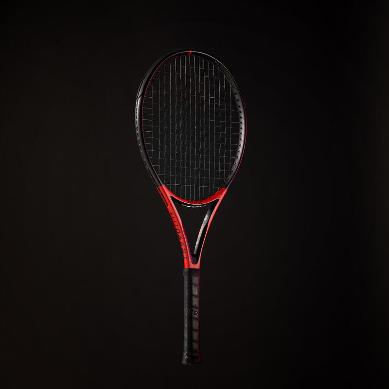 Raquette de tennis adulte - ARTENGO TR990 POWER LITE Rouge Noir 270g