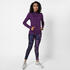 Women Straight-Cut Full Zip Gym Jacket - Purple