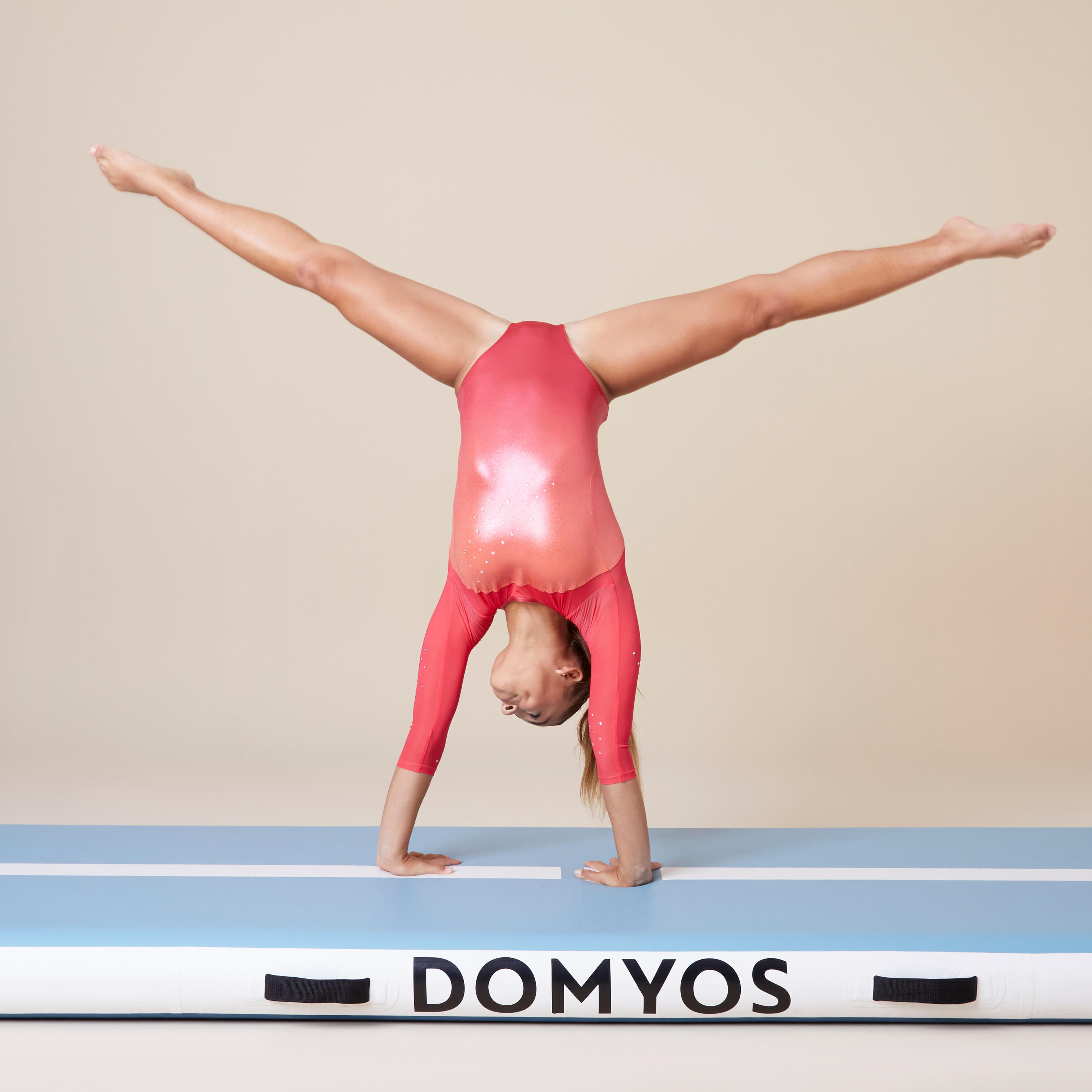Girls' Gym Leotard - Orange 5/11