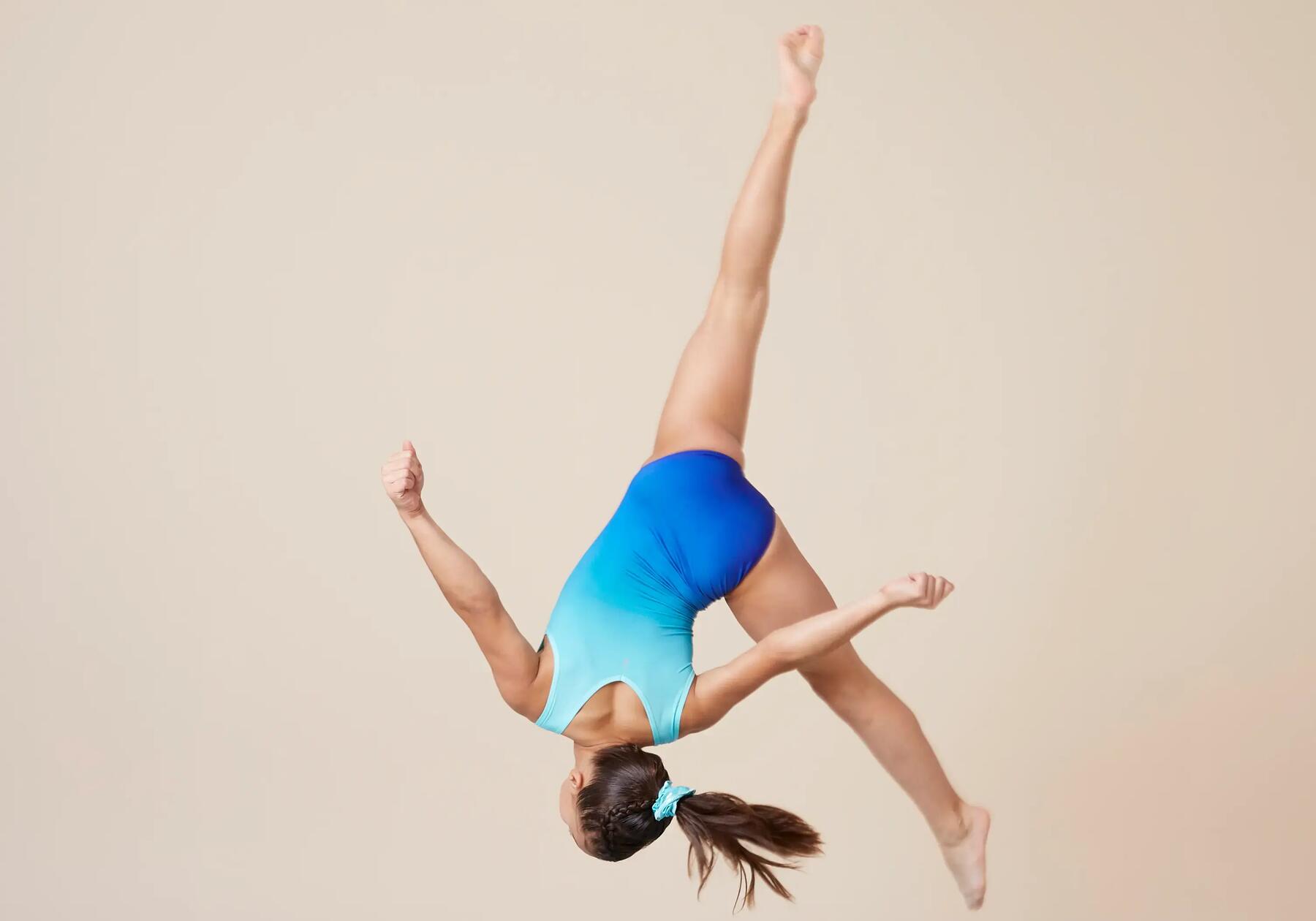 girl doing jump flip