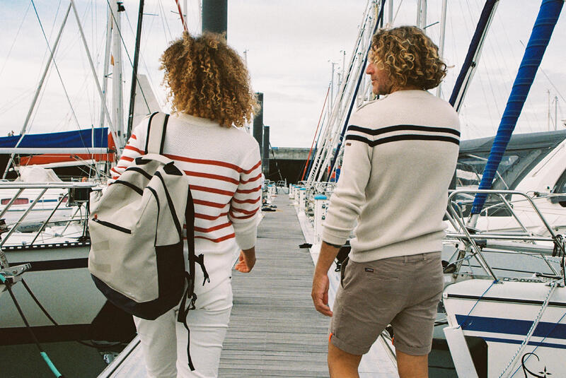 Broek voor zeilen dames Sailing 100 wit