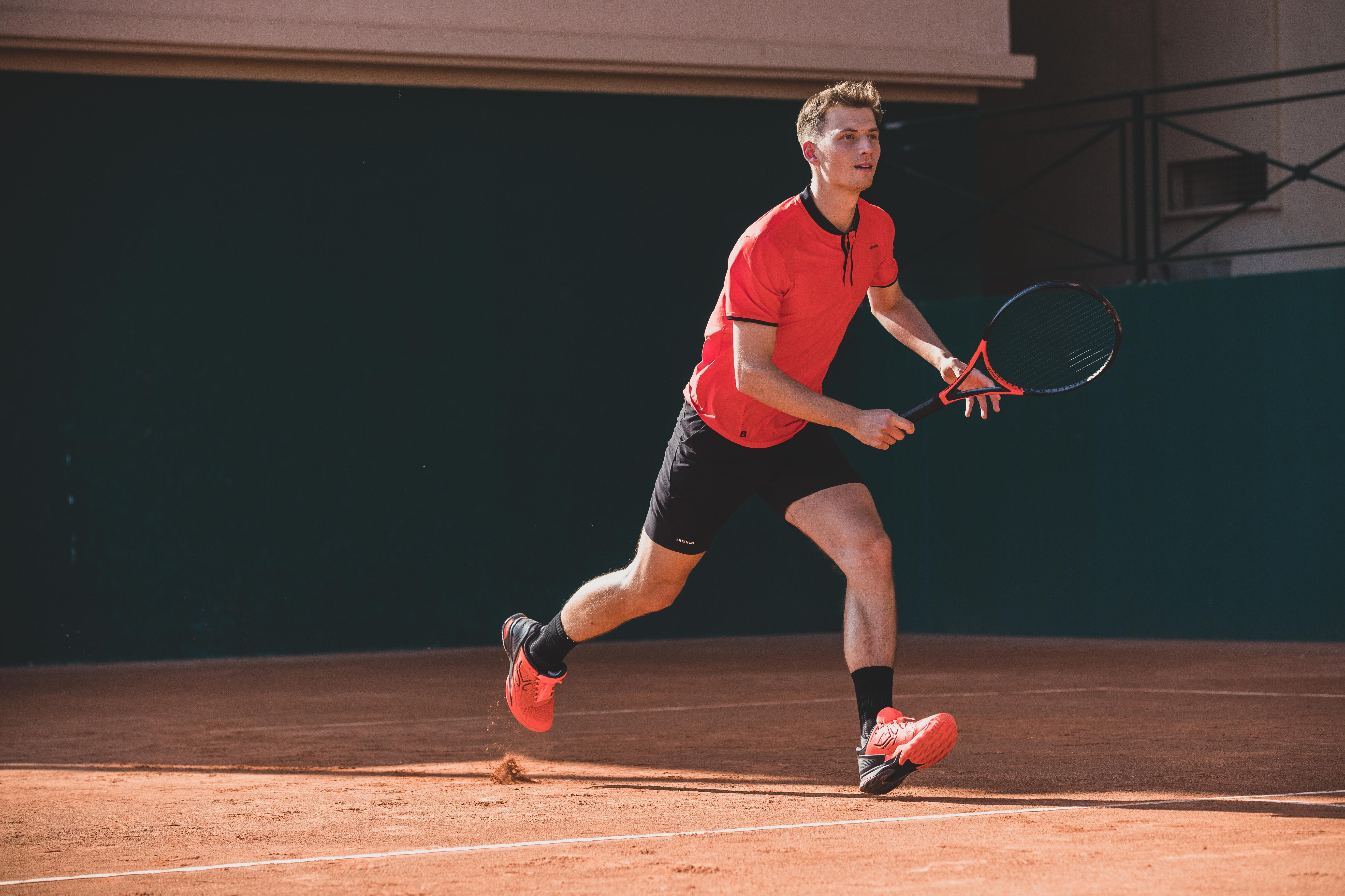 Tennis Racket 270 g - Power Lite TR 990 Red/Black - ARTENGO