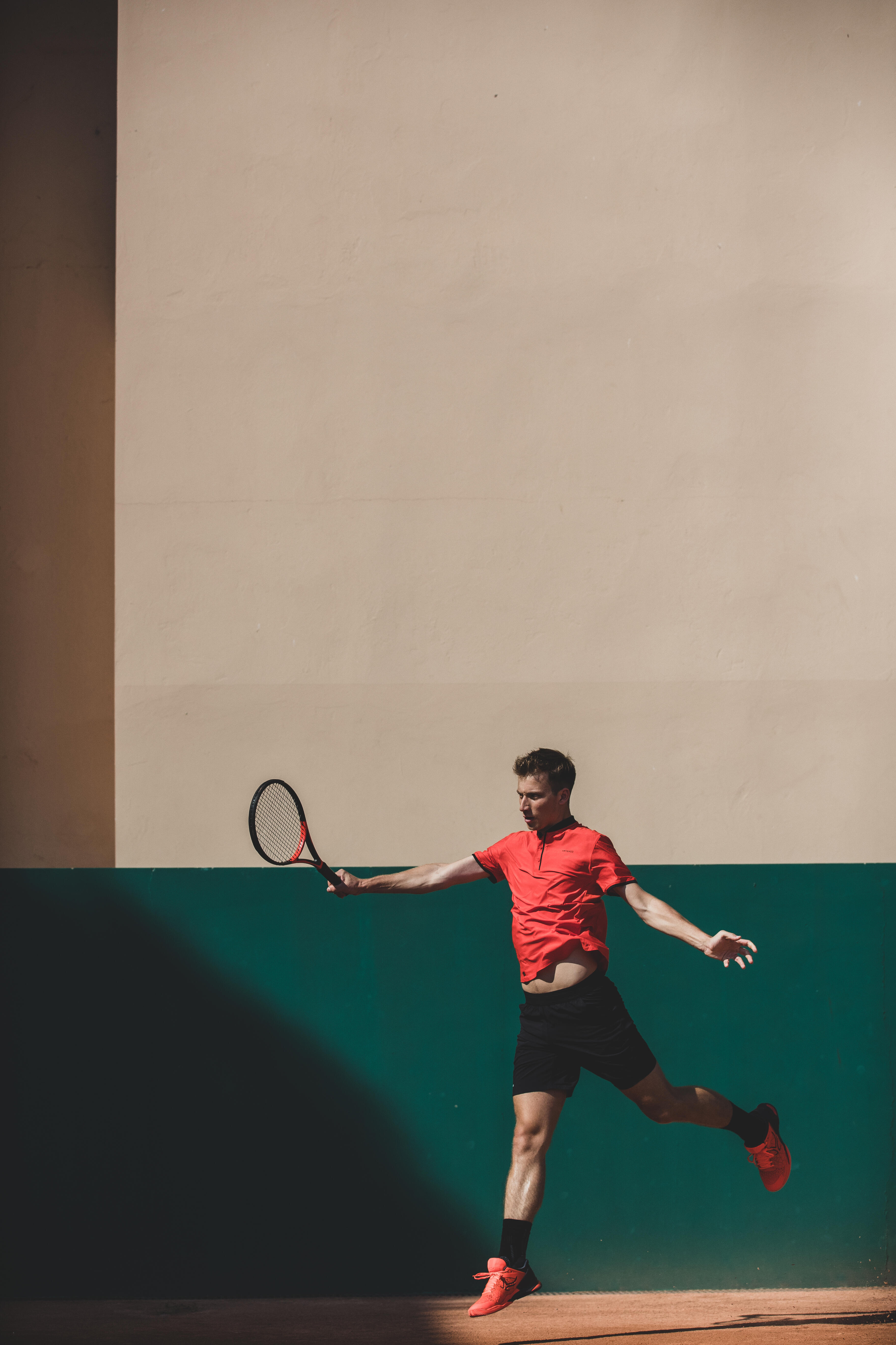 Tennis Racket 285 g - TR 990 Power Red/Black - ARTENGO
