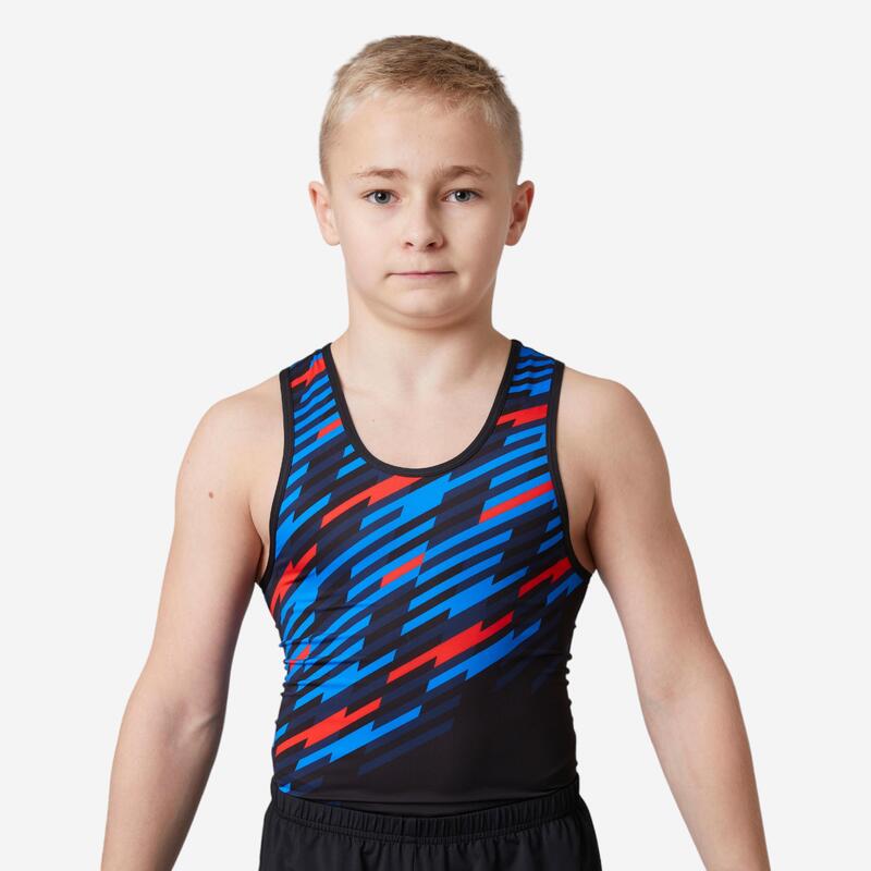 Maillot de gimnasia niño negro