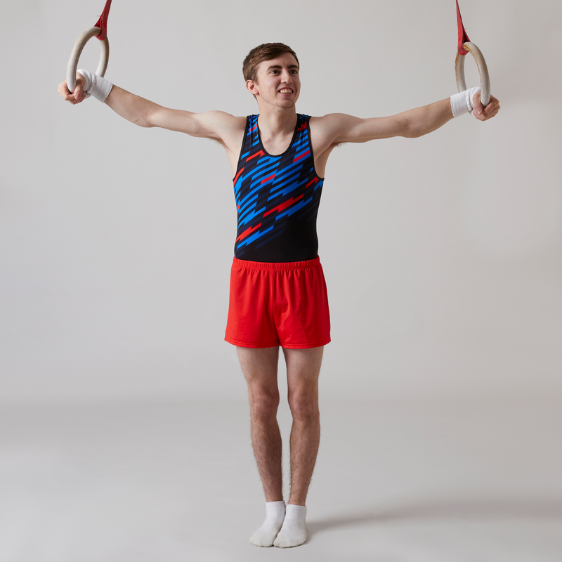 Short gym garcon rouge pour les clubs et collectivites Decathlon Pro