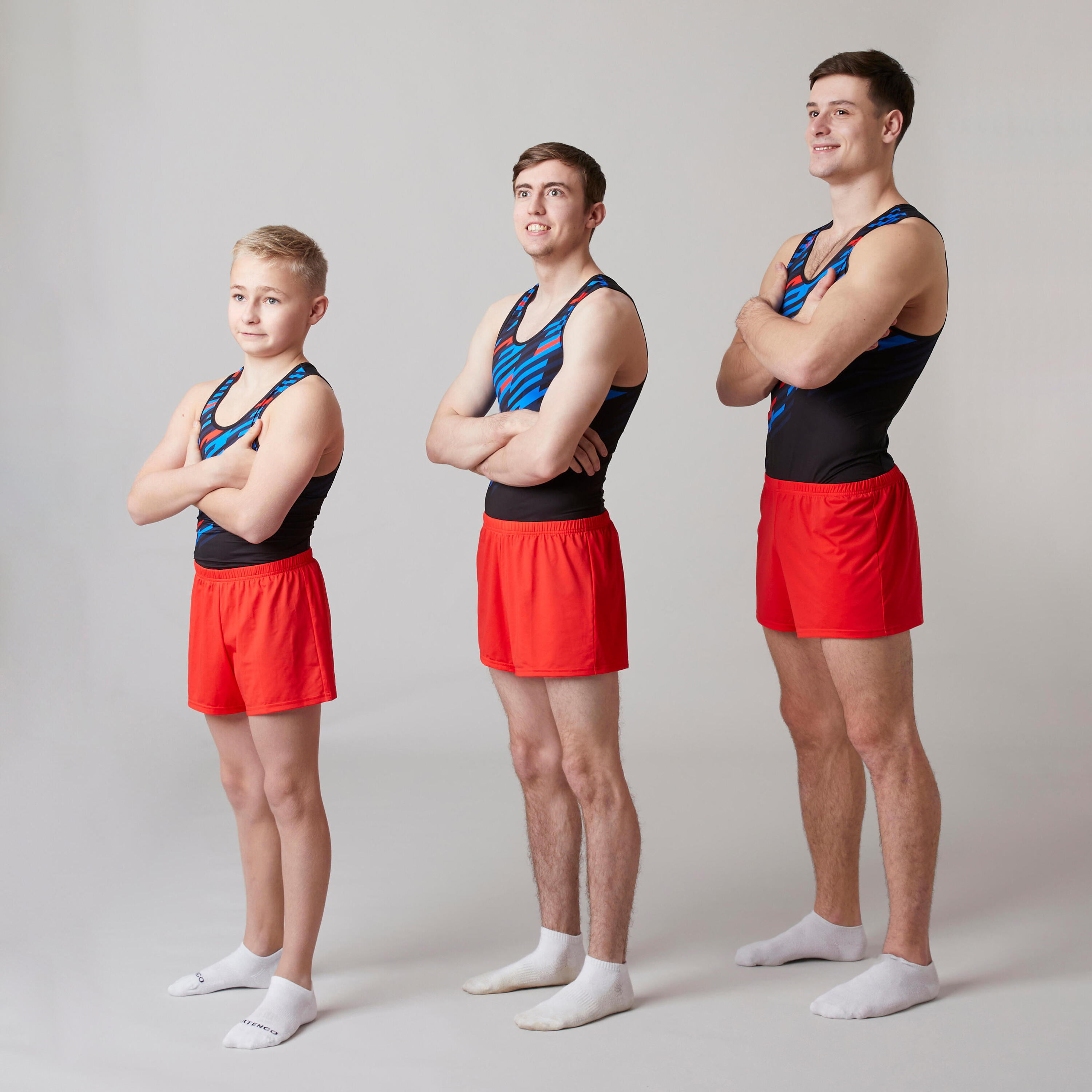 Chlapecký gymnastický dres černý 7/10