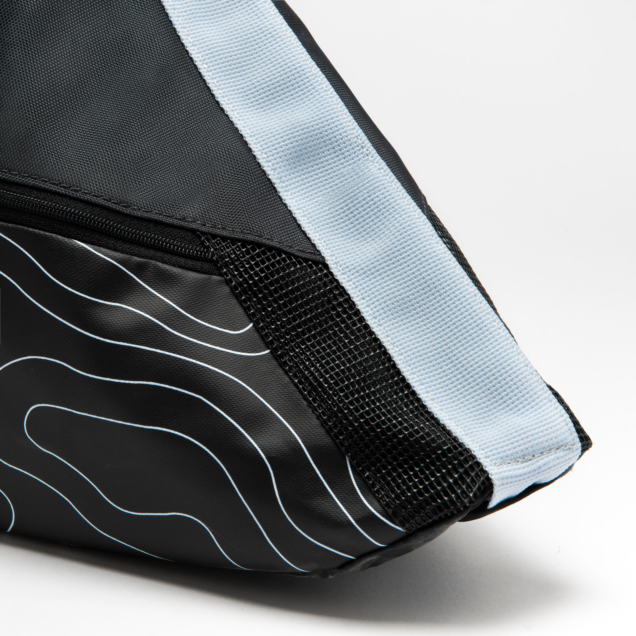 20L 3in1 Ice Skating Skate Bag Black/Blue Carbon grey, black