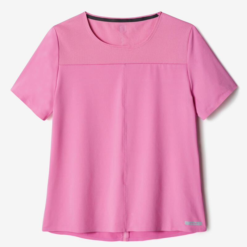 T-shirt respirant running femme - Dry+ Breath rose