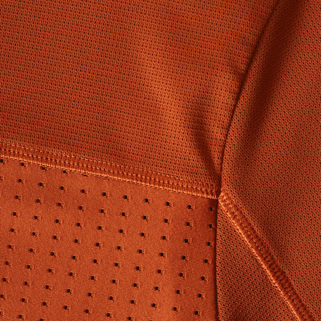 MAJICA ZA TRČANJE DRY+ BREATH MUŠKA PROZRAČNA - BURNT SIENNA