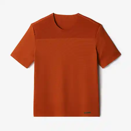 Men's Running Breathable and Ventilated T-Shirt Dry+ Breath - burnt Sienna