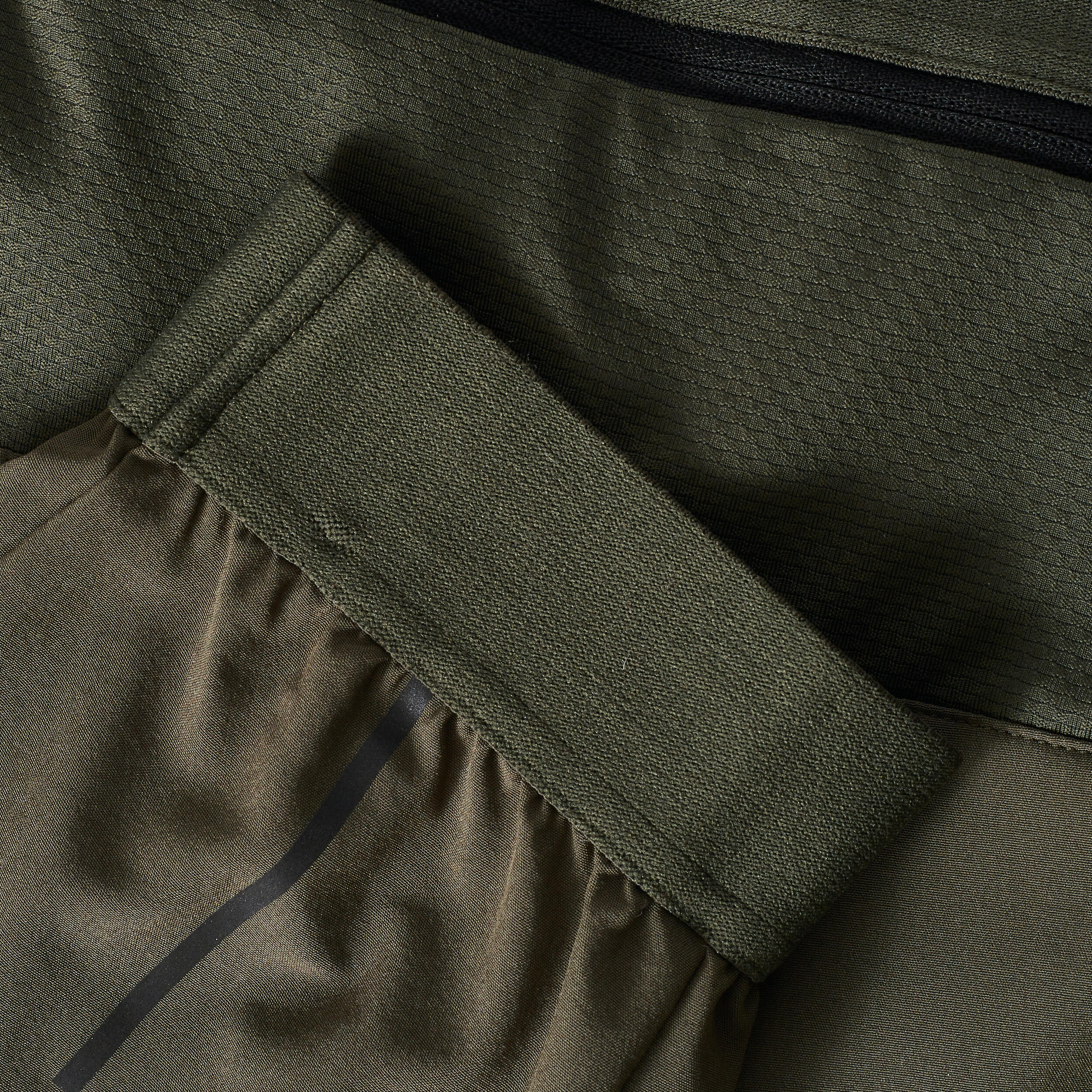 Pantalon running respirant homme - Dry olive noire 6/7