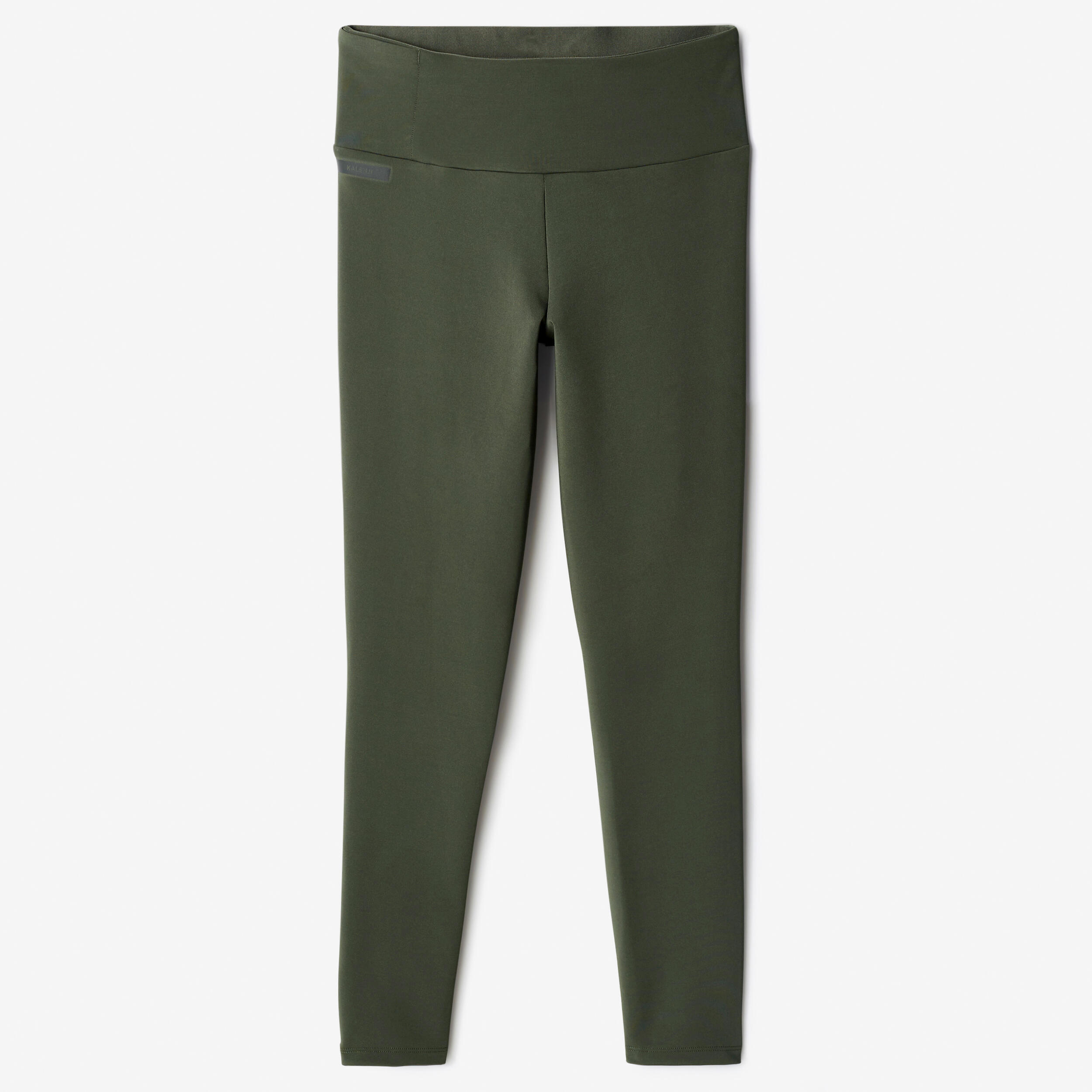 Women's running leggings with body-sculpting (XS to 5XL - large size) - khaki 9/9