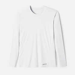 Sun Protect men's breathable long-sleeved running T-shirt - white