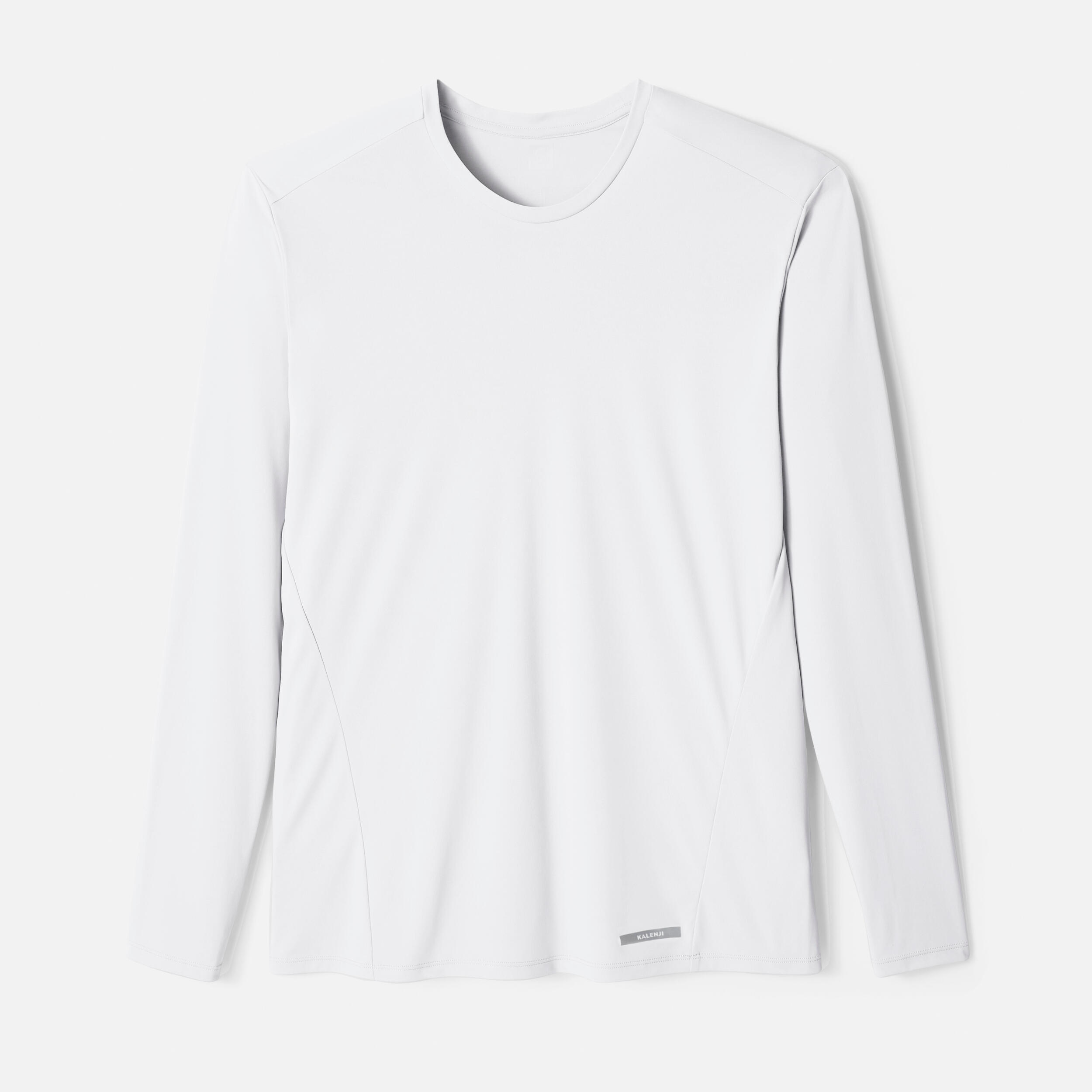 Sun Protect men's breathable long-sleeved running T-shirt - white 5/7