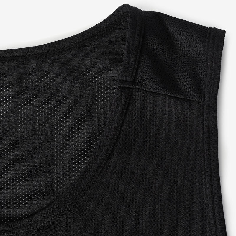 Lauf-Tanktop Herren atmungsaktiv - Dry schwarz 