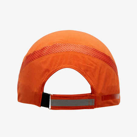 Gorra Running Hombre Mujer - KIPRUN Ajustable Naranja 