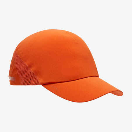 Gorra Running Hombre Mujer - KIPRUN Ajustable Naranja 