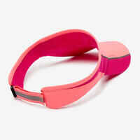 Visera de running Hombre Mujer - KIPRUN Ajustable fluo rosa 