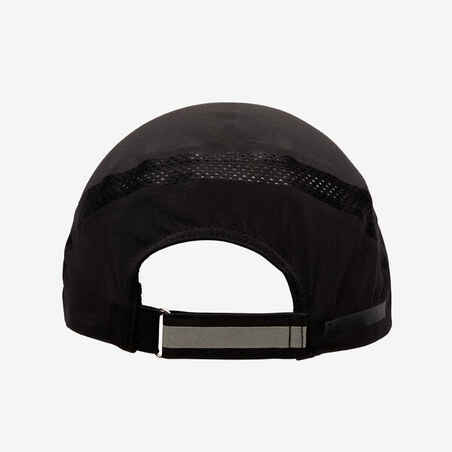 Ανδρικό και γυναικείο ρυθμιζόμενο καπέλο τρεξίματος - Μαύρο