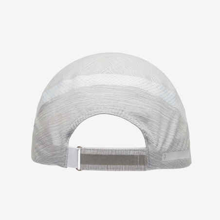 Men's and Women's Running Cap KIPRUN Adjustable - light grey