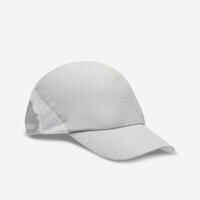 Gorra running Hombre Mujer - KIPRUN Ajustable gris claro 