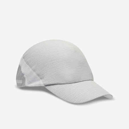 Men's and Women's Running Cap KIPRUN Adjustable - light grey