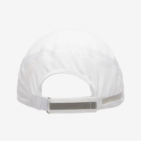 Casquette running Homme Femme - KIPRUN Ajustable blanc