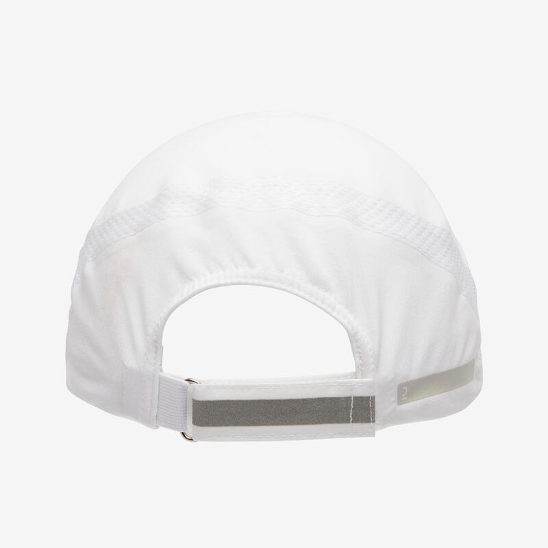 Lauf-Cap Schirmmütze Unisex einstellbar - weiss 