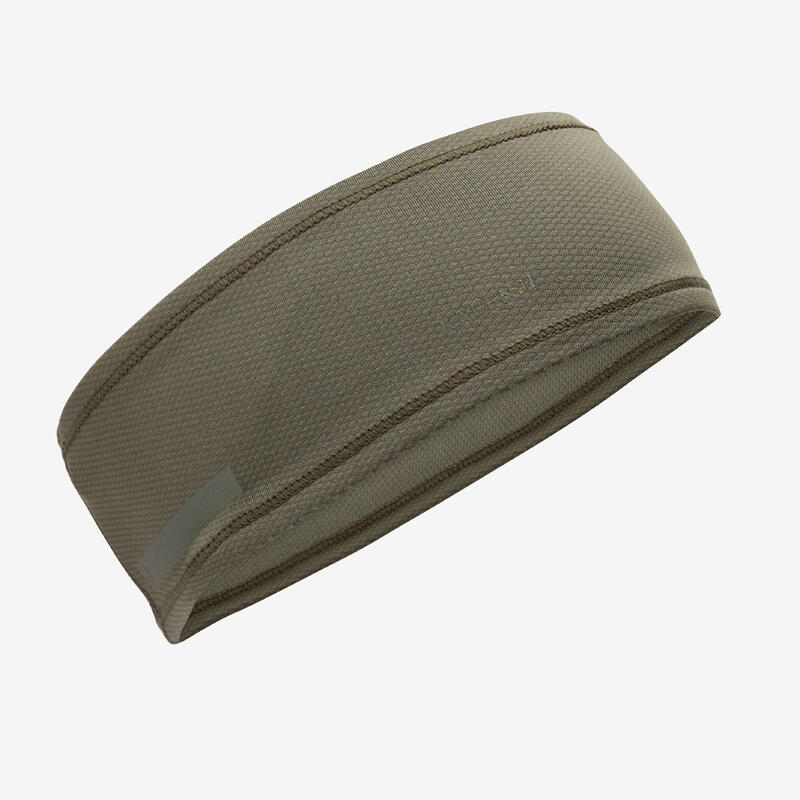 Men Women's KIPRUN running headband - khaki ash