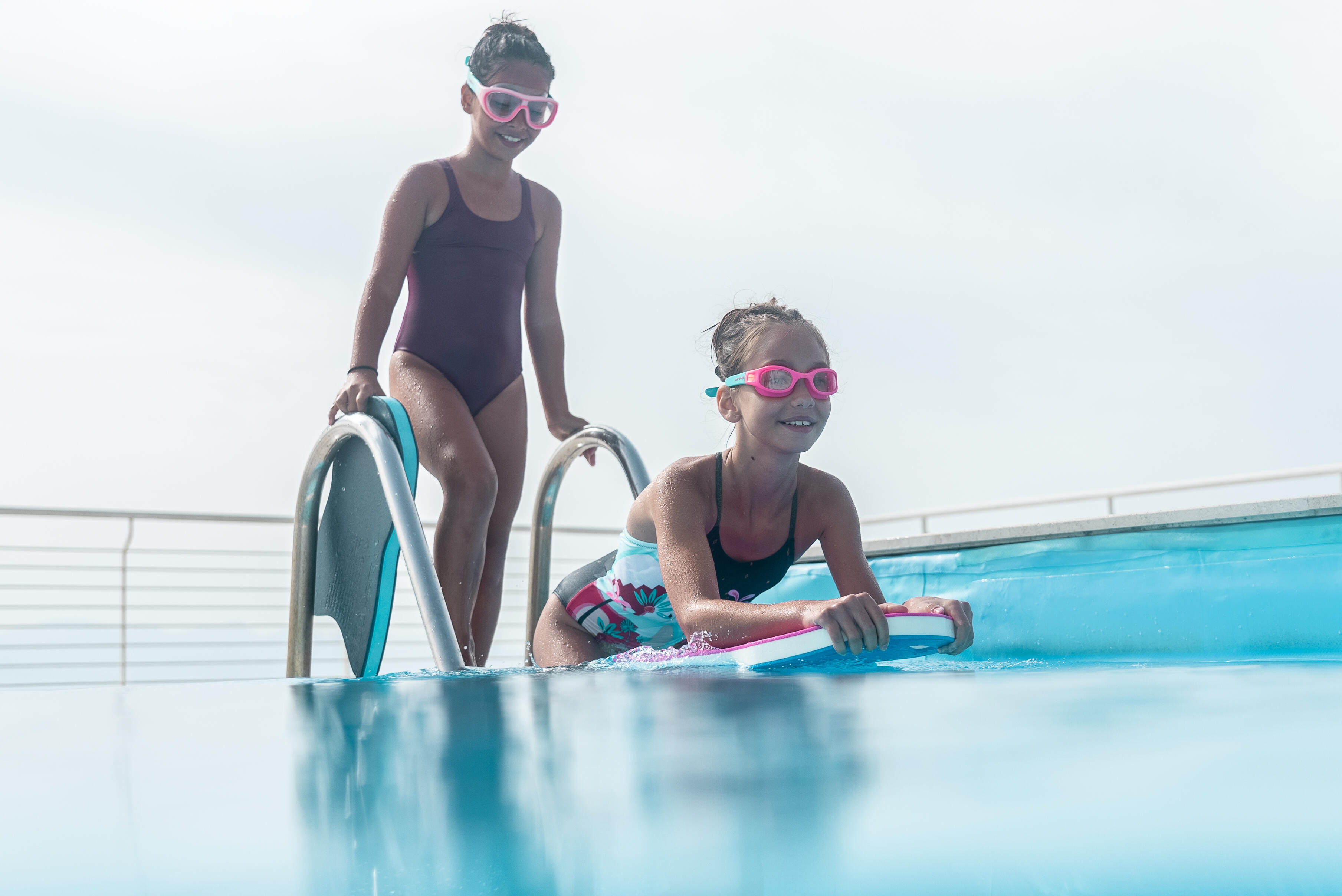 Kids’ Pool Mask with Clear Lens - Swimdow 100 - NABAIJI