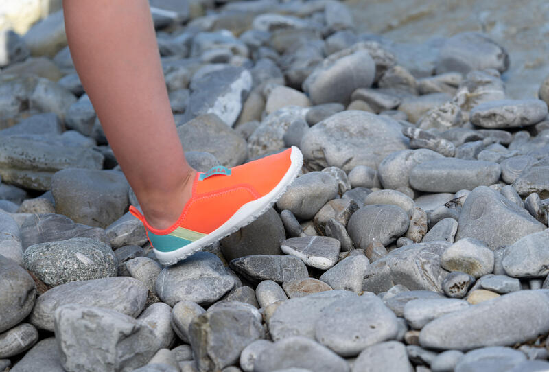 Gyerek vízicipő Aquashoes 120, korallpiros