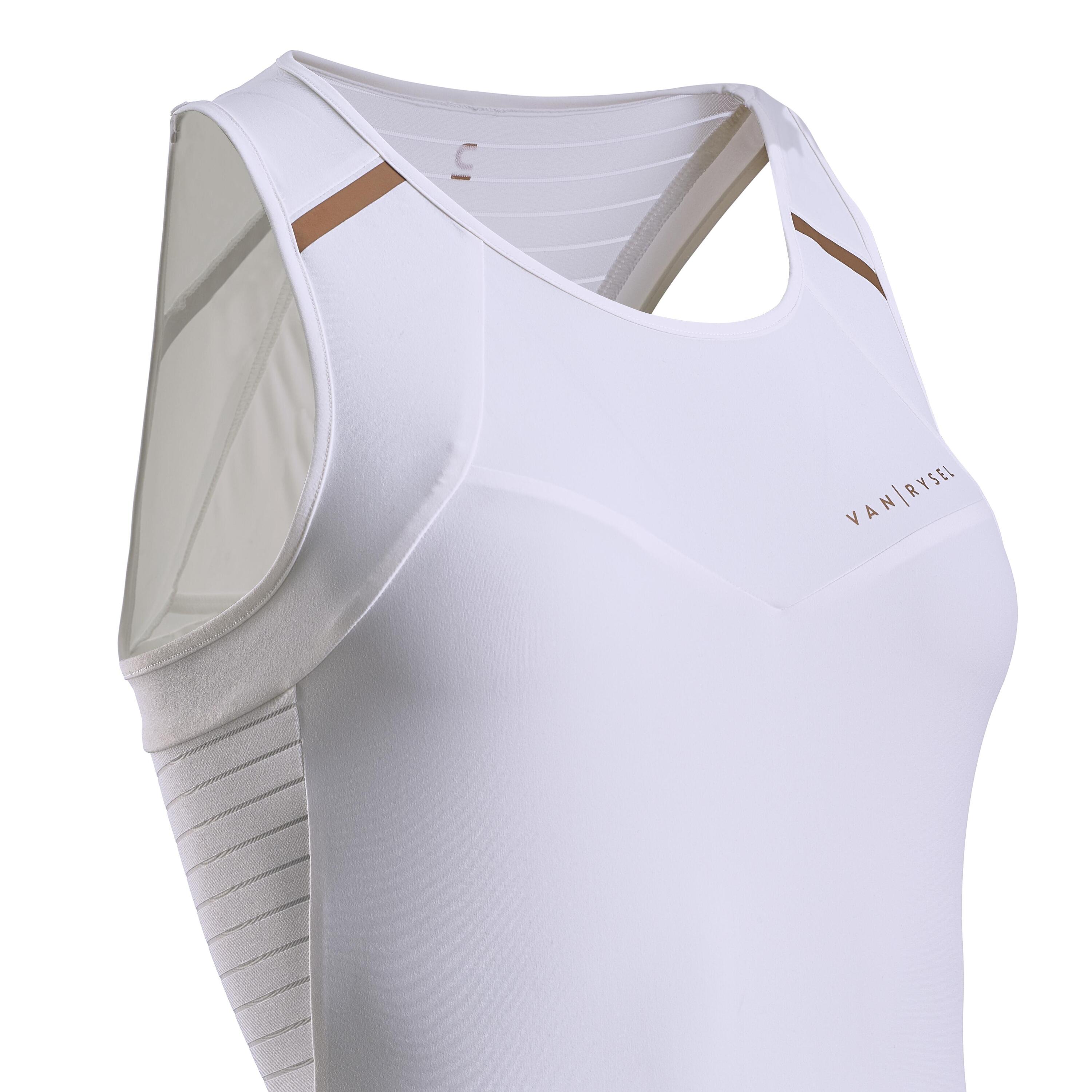 Women's Road Cycling Tank Top RCR - Off White 5/6