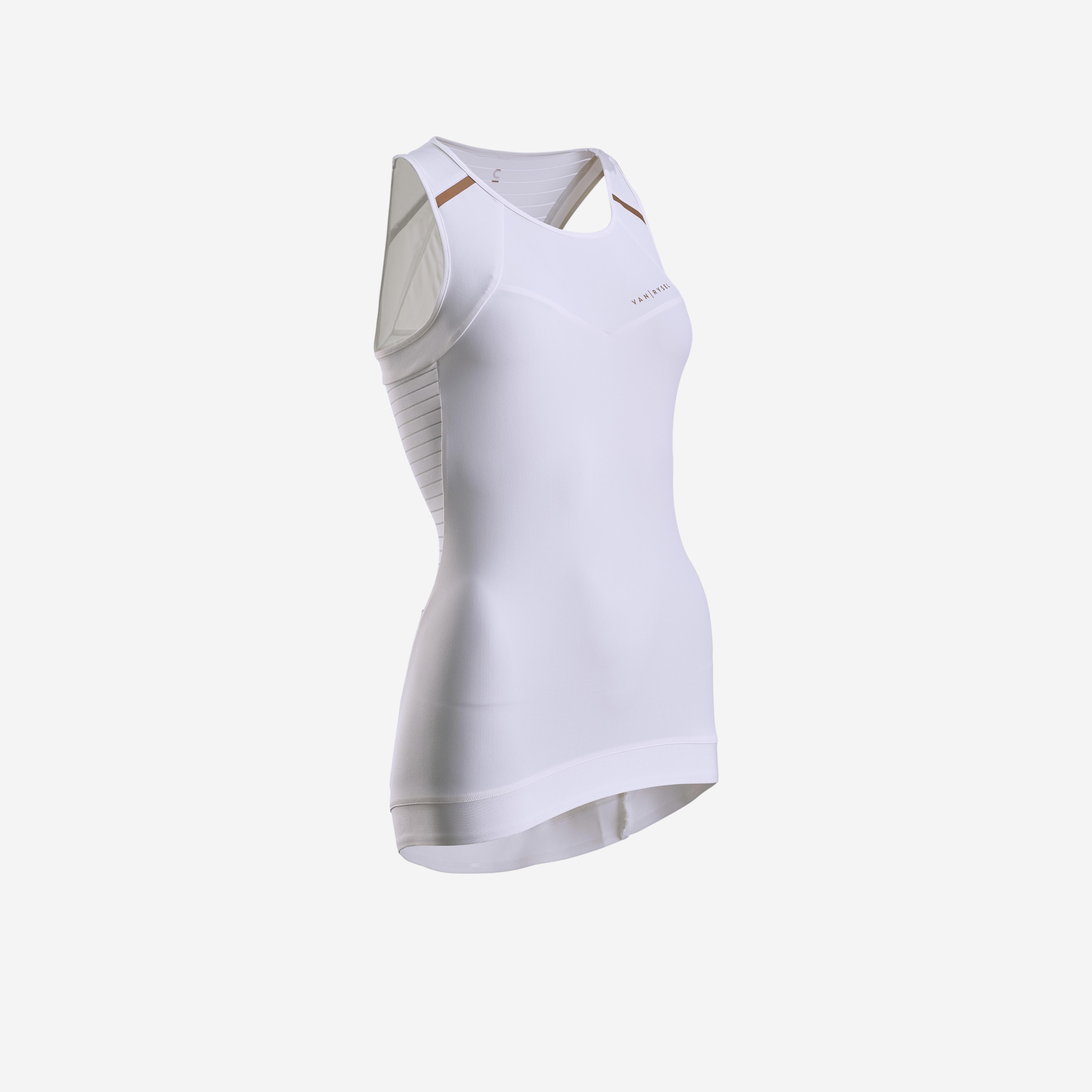 Decathlon UK Van Rysel Women's Road Cycling Tank Top Rcr - Off White