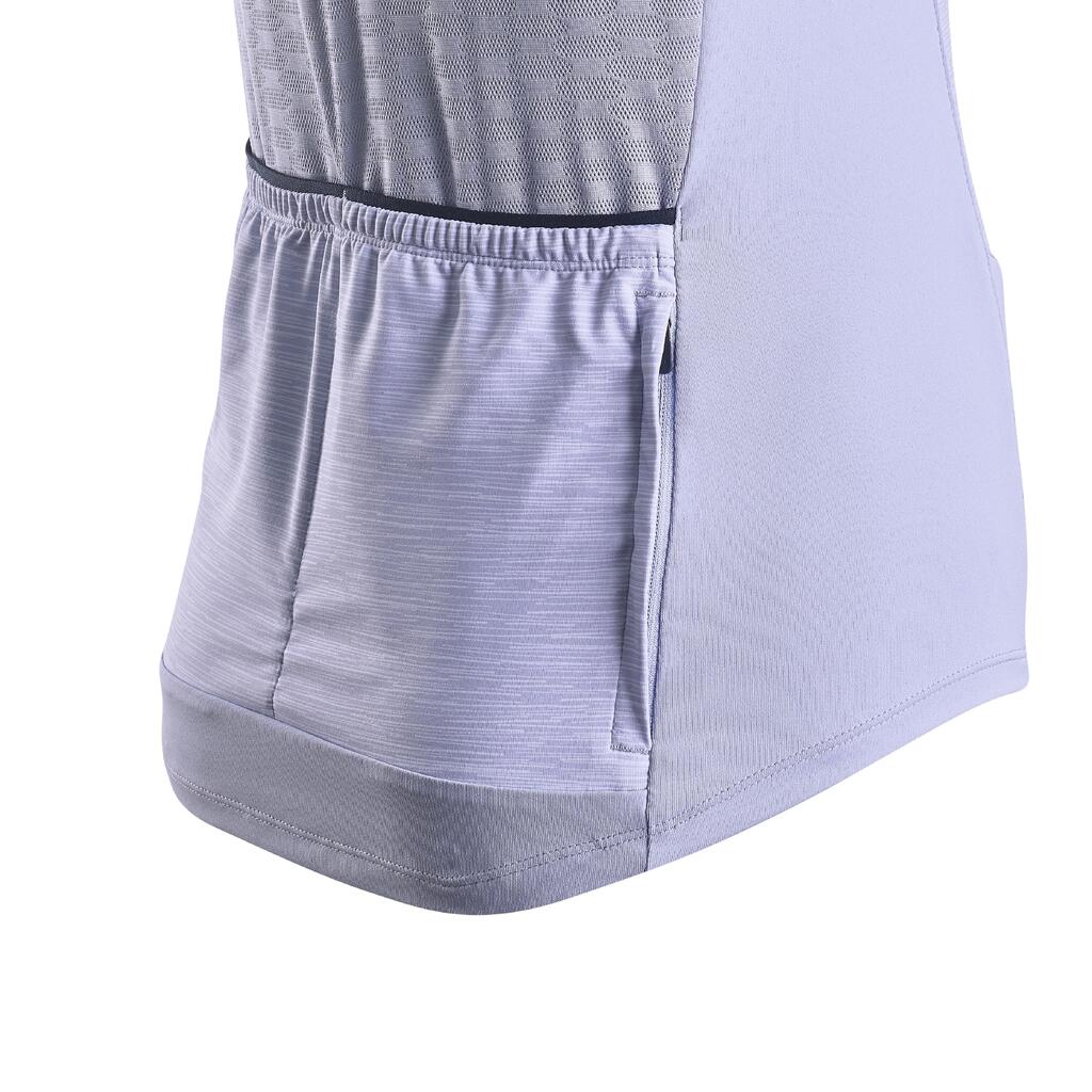 Women's Cycling Tank Top 500 - Lavender