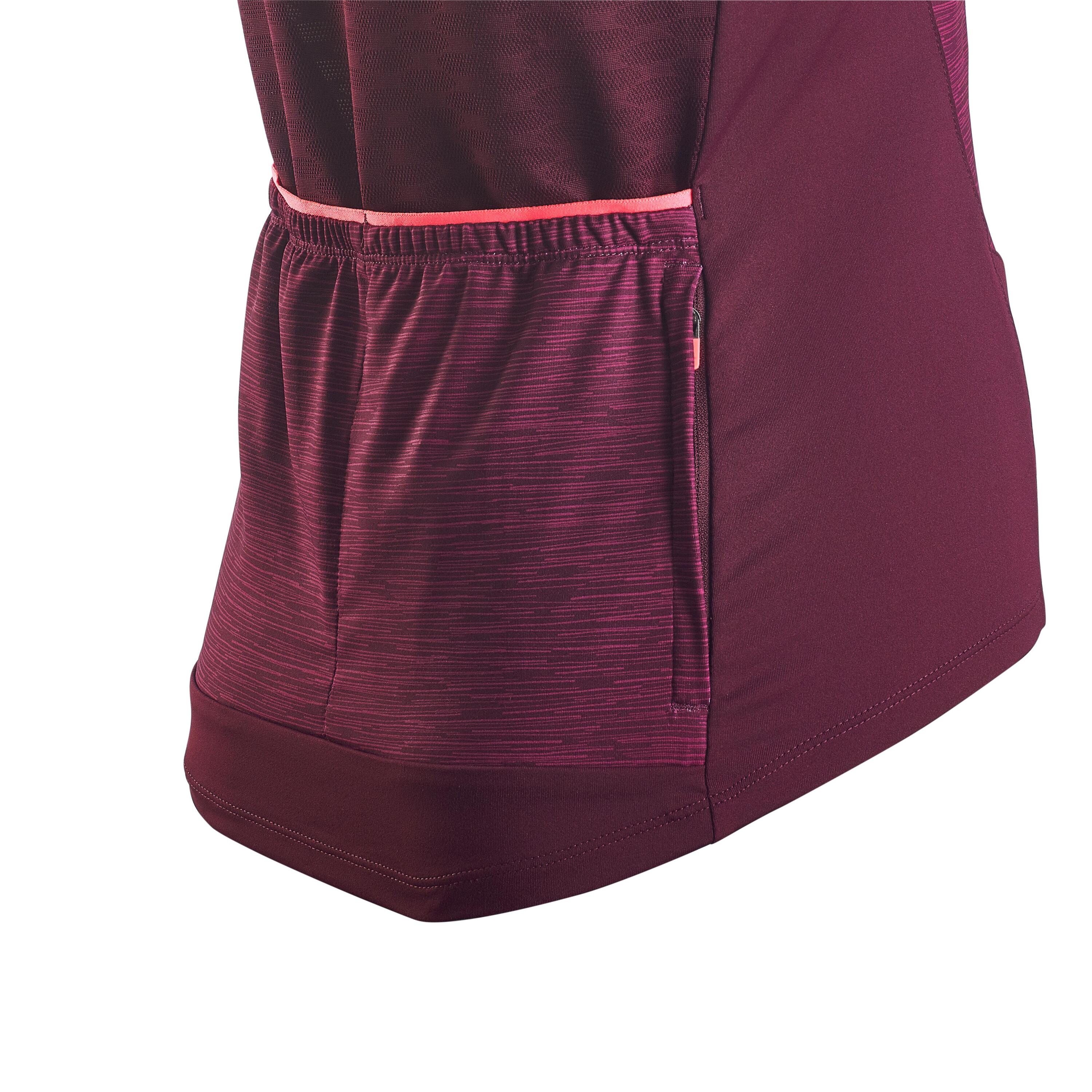 Women's Cycling Tank Top 500 - Burgundy 6/6